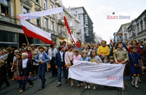 Strajki i demonstracje Solidarności