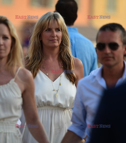 Rod Stewart i Penny Lancaster w Saint Tropez