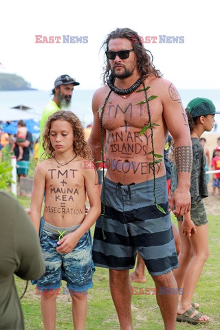 Jason Momoa wspiera protest Hawajczyków