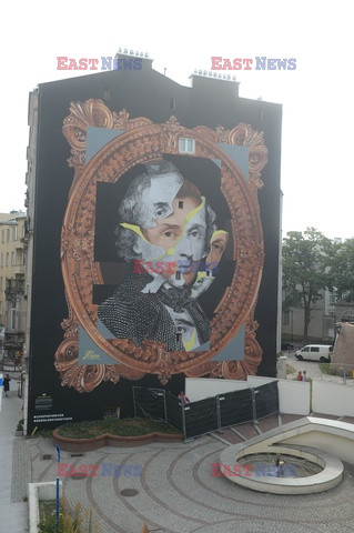 Nowy mural Fryderyka Chopina na Powiślu