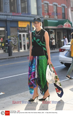 Street fashion na Tygodniu Mody w Nowym Jorku - lato 2020