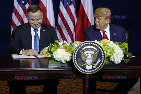 Spotkanie Andrzeja Dudy i Donalda Trumpa