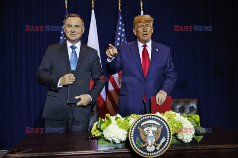 Spotkanie Andrzeja Dudy i Donalda Trumpa