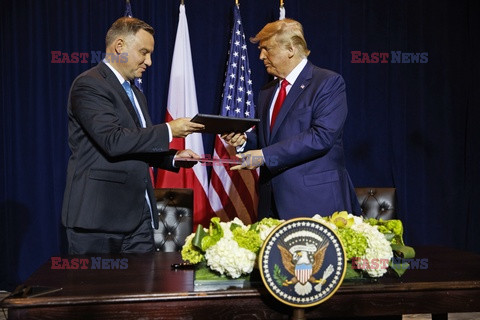 Spotkanie Andrzeja Dudy i Donalda Trumpa