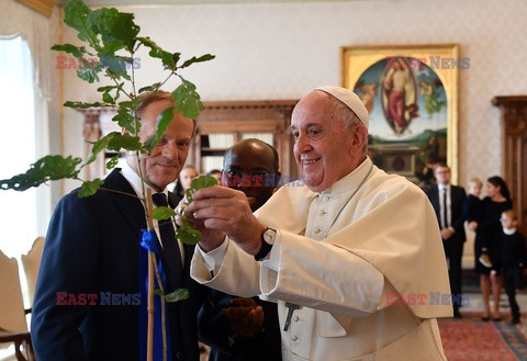 Donald Tusk z rodziną u papieża Franciszka