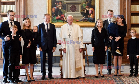 Donald Tusk z rodziną u papieża Franciszka