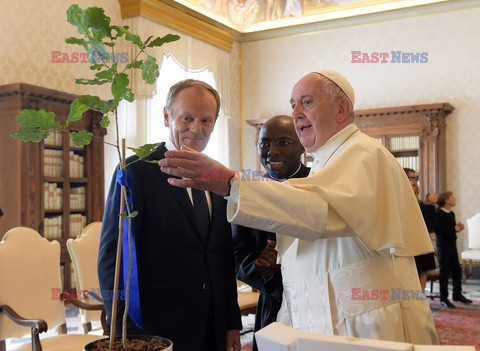 Donald Tusk z rodziną u papieża Franciszka