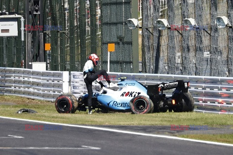 Robert Kubica rozbił bolid podczas kwalifikacji F1 GP Japonii