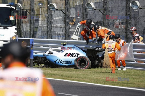 Robert Kubica rozbił bolid podczas kwalifikacji F1 GP Japonii