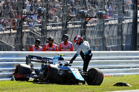 Robert Kubica rozbił bolid podczas kwalifikacji F1 GP Japonii