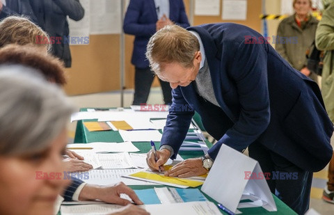 Wybory 2019 - głosowanie Donalda Tuska