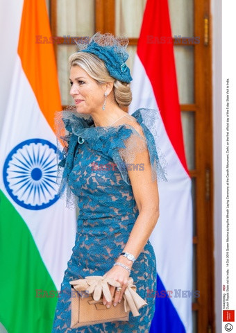 Królowa Maxima z wizytą w Indiach