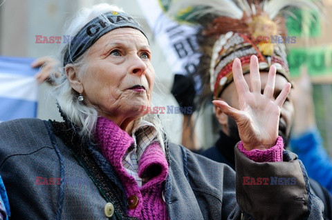 Vivienne Westwood wspiera aktywistów z Extinction Rebellion