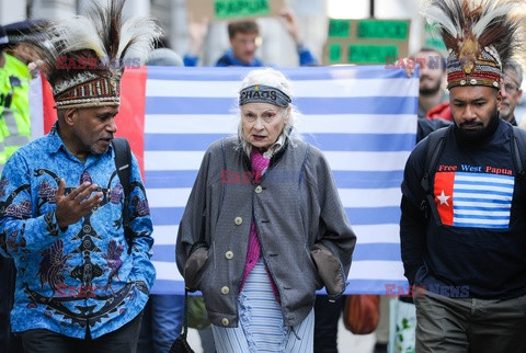 Vivienne Westwood wspiera aktywistów z Extinction Rebellion