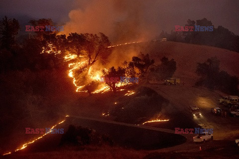 Wielkie pożary w Kalifornii