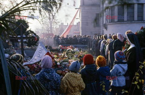 Pogrzeb i żałoba po ks. Popiełuszce