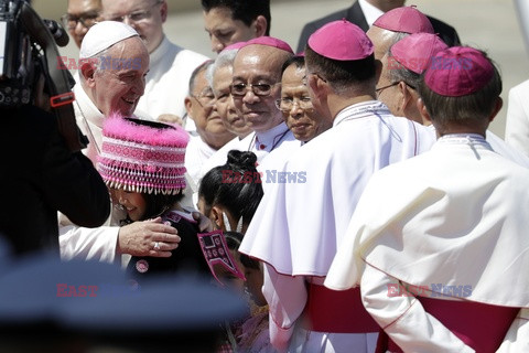 Papież Franciszek z pielgrzymką w Tajlandii