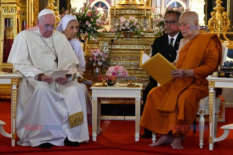 Papież Franciszek z pielgrzymką w Tajlandii