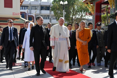 Papież Franciszek z pielgrzymką w Tajlandii