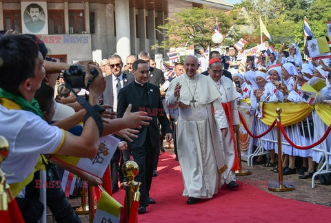 Papież Franciszek z pielgrzymką w Tajlandii