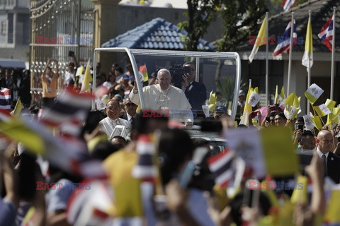 Papież Franciszek z pielgrzymką w Tajlandii