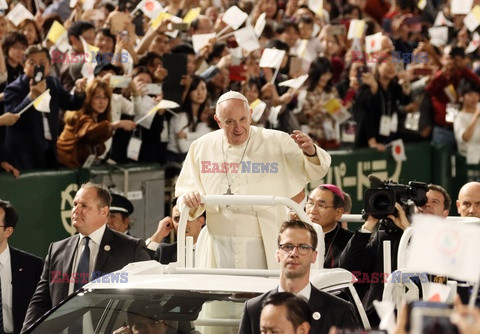 Papież Franciszek w Japonii