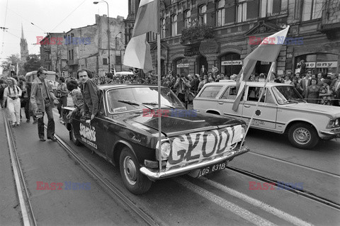 Strajki i demonstracje Solidarności