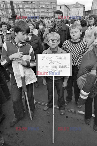 Strajki i demonstracje Solidarności