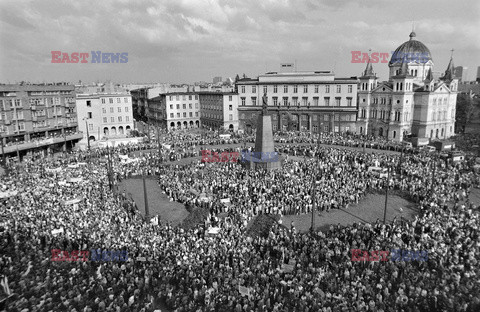 Strajki i demonstracje Solidarności