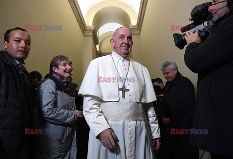 Uchodźcy na audiencji u Papieża Franciszka