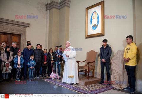 Uchodźcy na audiencji u Papieża Franciszka