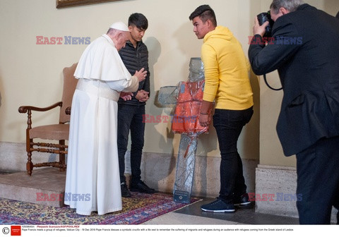 Uchodźcy na audiencji u Papieża Franciszka