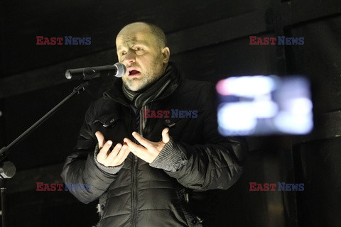 Protest przed sejmem ws. sądów