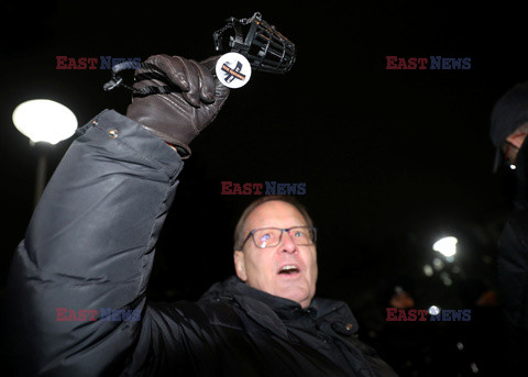 Protest przed sejmem ws. sądów