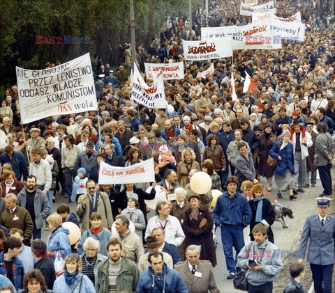 Strajki i demonstracje Solidarności