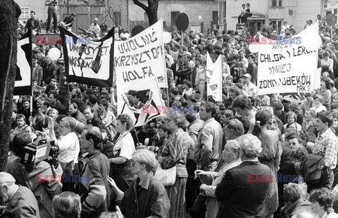 Strajki i demonstracje Solidarności