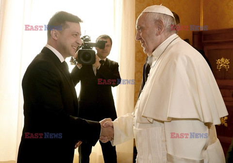 Prezydent Ukrainy z wizytą u papieża