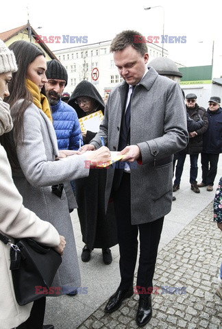 Szymon Hołownia w trasie po kraju