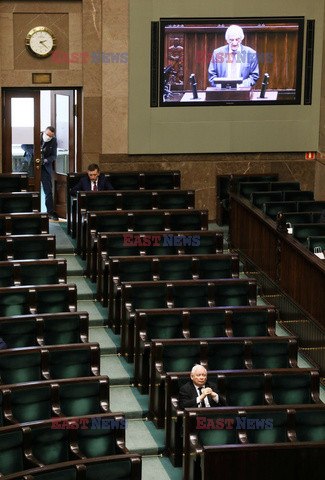 Posiedzenie Sejmu w czasie epidemii