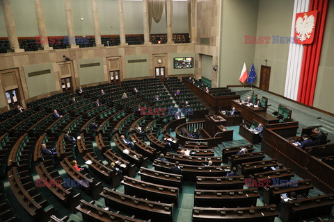 Posiedzenie Sejmu w czasie epidemii