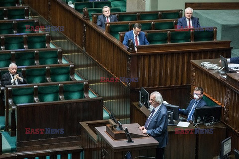 Posiedzenie Sejmu w czasie epidemii