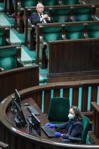 Posiedzenie Sejmu w czasie epidemii