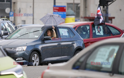 Samochodowy protest Strajku Kobiet