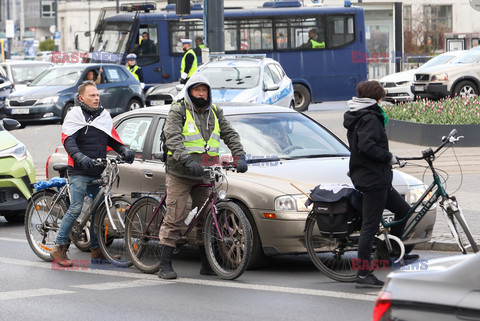 Samochodowy protest Strajku Kobiet