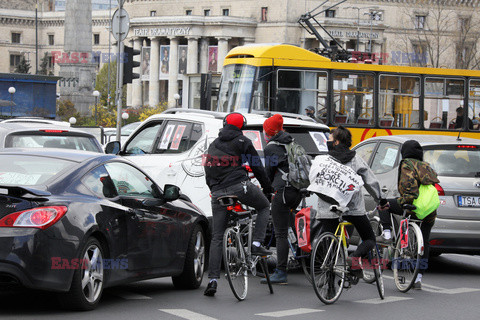 Samochodowy protest Strajku Kobiet