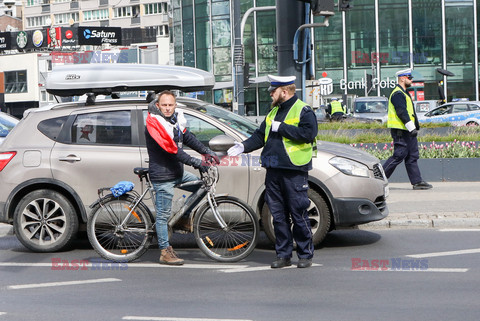 Samochodowy protest Strajku Kobiet