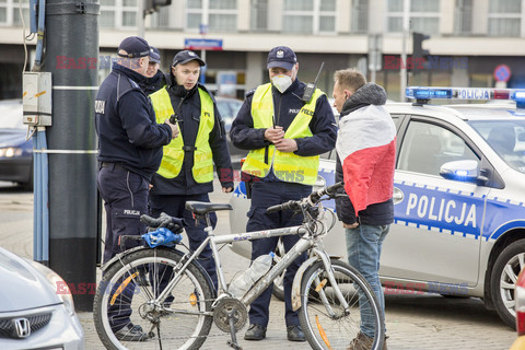 Samochodowy protest Strajku Kobiet