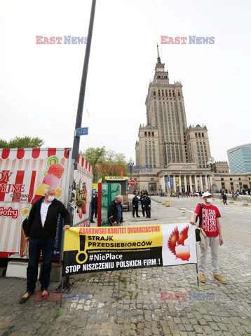 Kolejny protest Strajku Przedsiębiorców