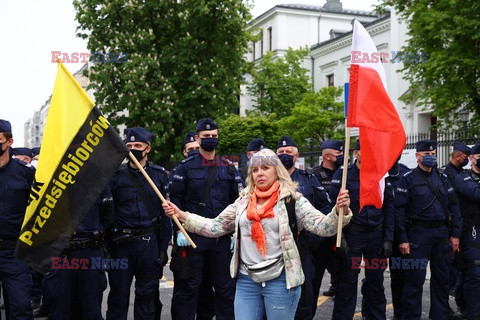 Kolejny protest Strajku Przedsiębiorców