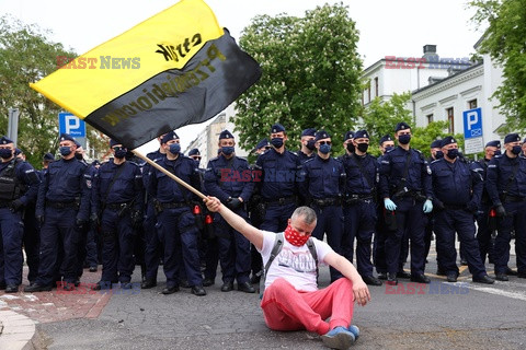 Kolejny protest Strajku Przedsiębiorców